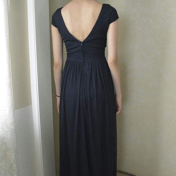 David's Bridal Navy Gown - Picture 4 of 8